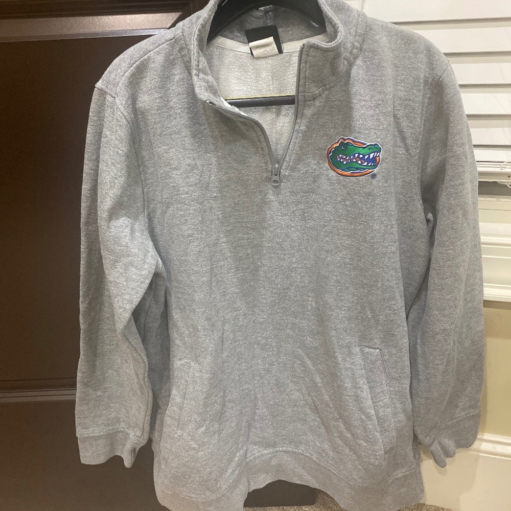 Florida Gators gray pull over jacket